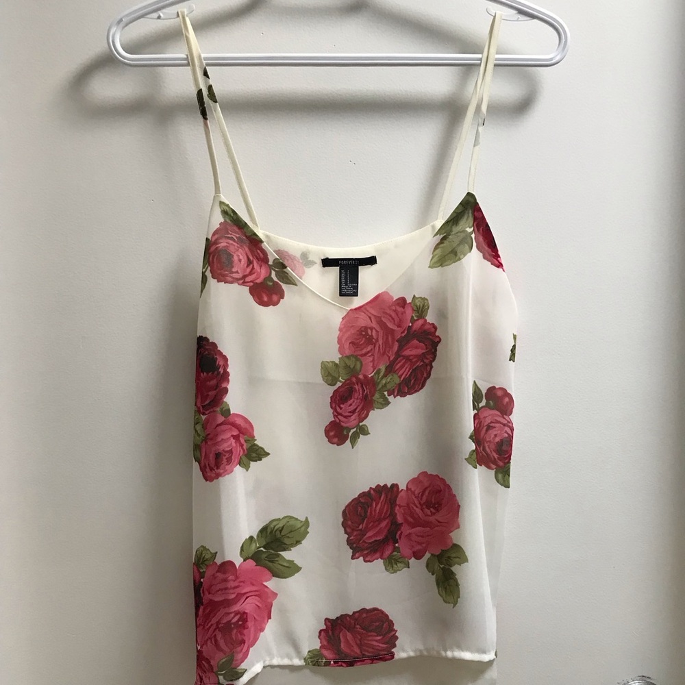 Forever 21 Floral Tank